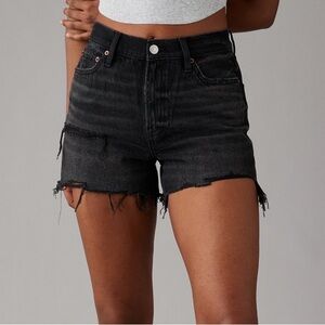 American Eagle strigid super high-waisted relaxed denim short